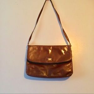 Vintage Salvatore Ferragamo Brown Compartments Zip